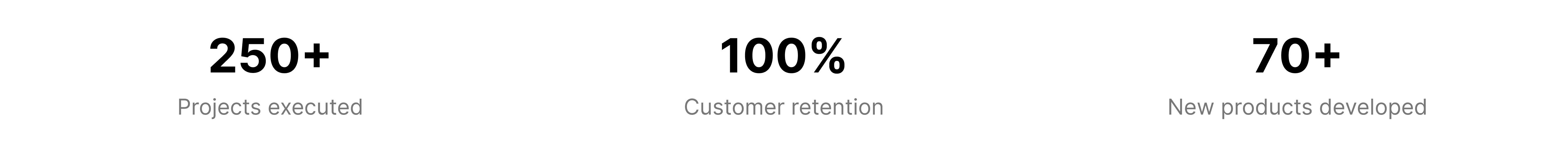 projects executed